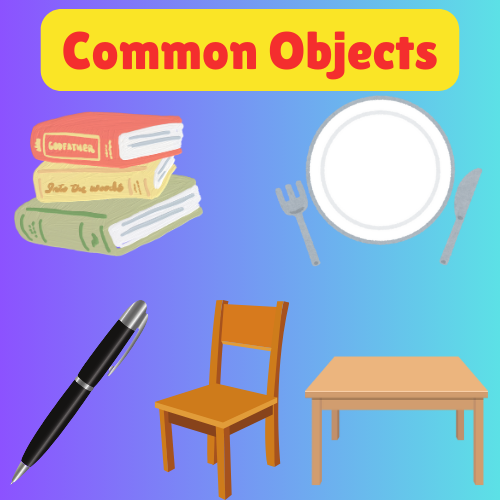 improve english pronunciation:  Common Objects