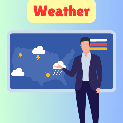 improve english pronunciation:  Weather